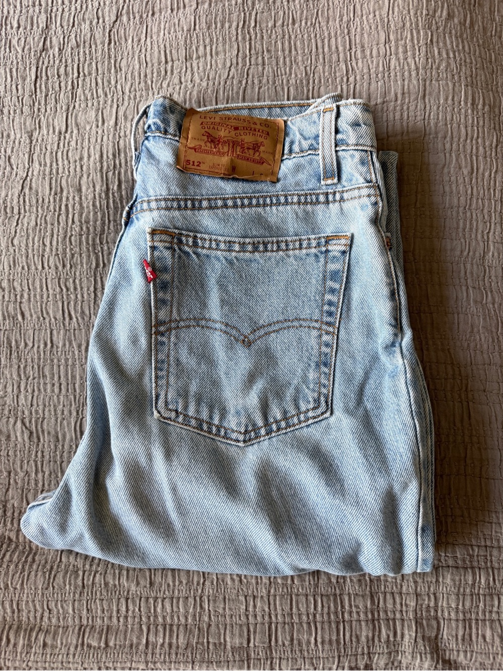Levi's 512 Light Blue Jeans